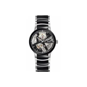 Men centrix automatic black/silver Swiss Watch